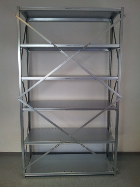 Preview: Fachbodenregal Nedcon, H=2,2m,T=0,6m,L=ca.52.15