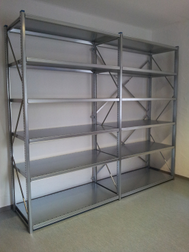 Fachbodenregal Nedcon, H=2,2m,T=0,6m,L=ca.52.15