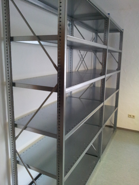 Preview: Fachbodenregal Nedcon, H=2,2m,T=0,6m,L=ca.10.43m