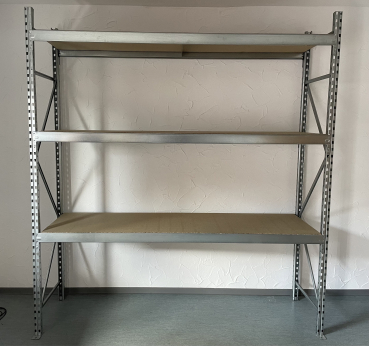 Weitspannregal Fachbodenregal Stow Regal H=2,40m, 2 Ebenen