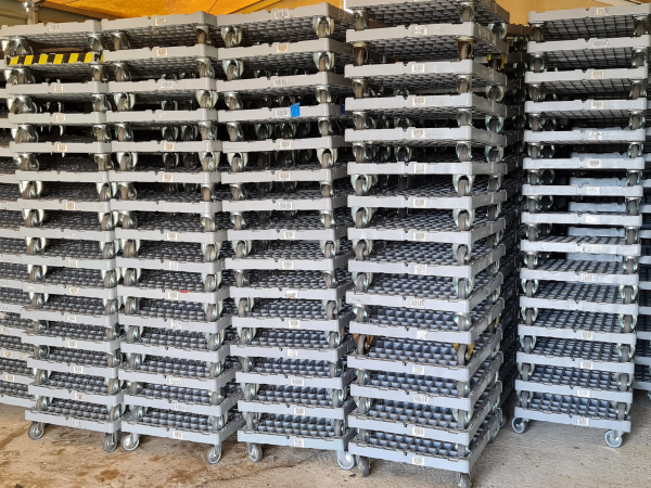 24 x Transportroller, 800x600 mm, inkl. Versand