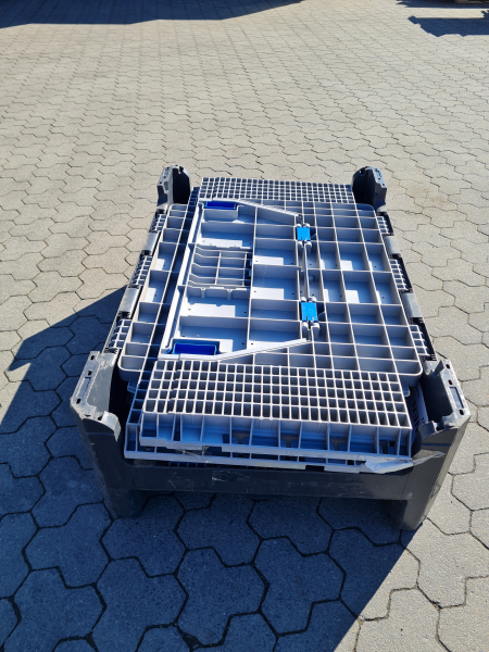 5x Palettenbox, Klapa, 1200x800x950,inkl Deckel, inkl. Versand