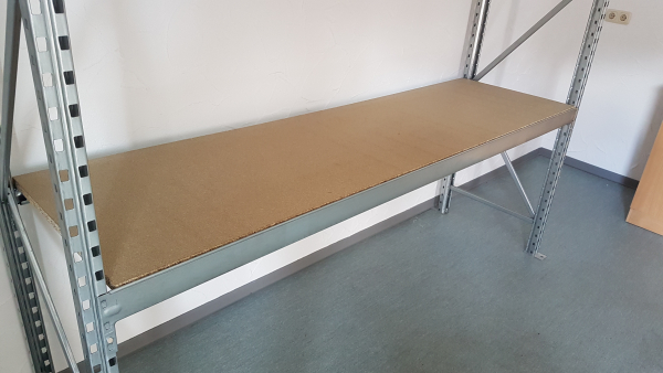 Weitspannregal Lagerregal Fachbodenregal H=2,40m, T=60cm 3 Ebenen