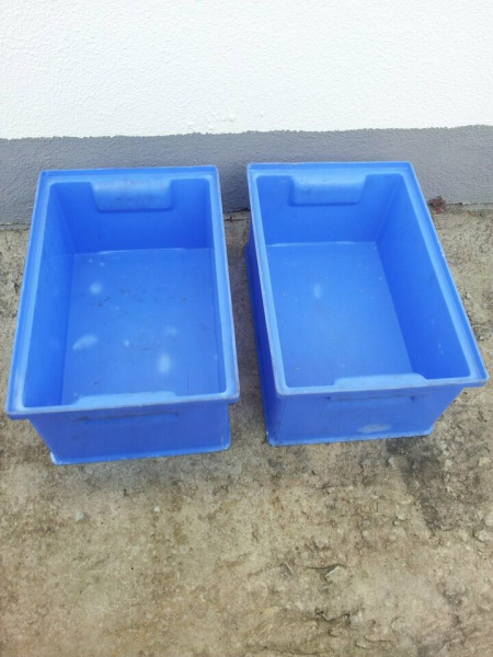 24 x Stapelkisten SSI Schäfer 14/6-3 , blau, Versandkostenfrei !