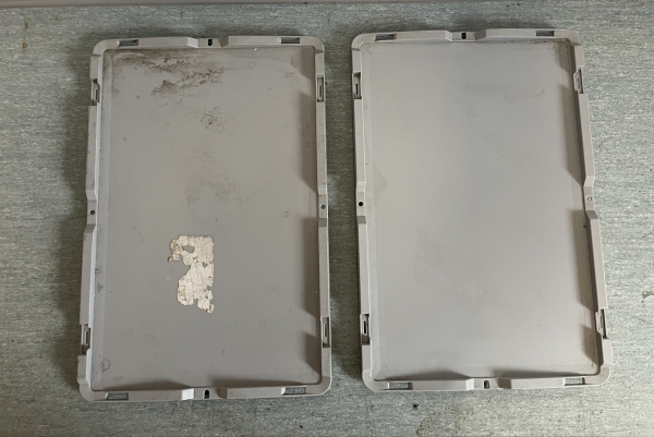 24x Deckel grau für Kunststoffkisten 60 x 40 cm inkl. Versand