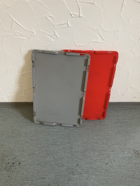 24x Deckel grau für Kunststoffkisten 60 x 40 cm inkl. Versand